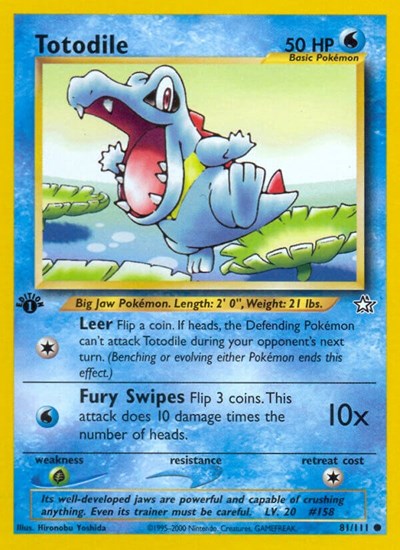 Totodile (81) 81 — Neo Genesis