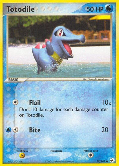 Totodile 79 — EX Hidden Legends