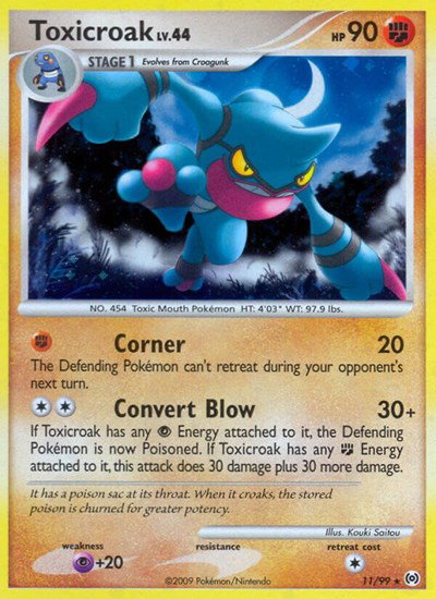 Toxicroak 11/99 — Platinum Arceus