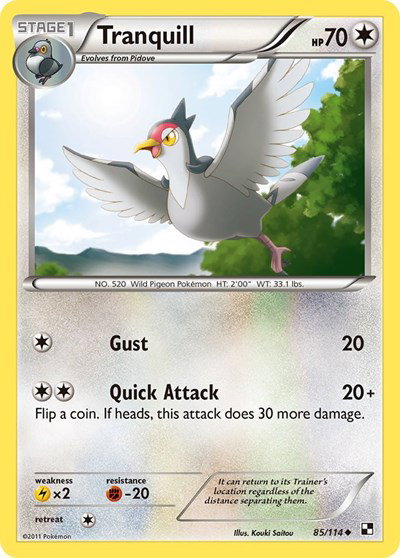 Tranquill 85 — Black and White