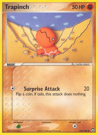 Trapinch 68 — EX Power Keepers