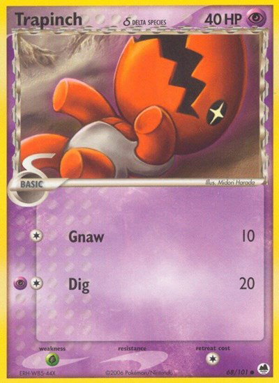 Trapinch 68/101 — EX Dragon Frontiers