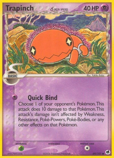 Trapinch 69/101 — EX Dragon Frontiers
