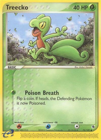 Treecko (75) 75 — EX Ruby & Sapphire