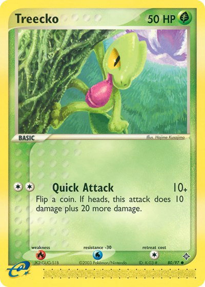 Treecko 80 — EX Dragon