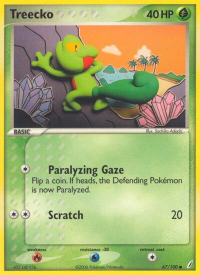 Treecko 67 — EX Crystal Guardians