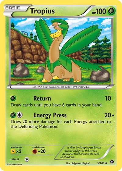 Tropius 5 — Plasma Blast