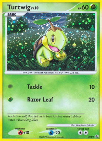 Turtwig DP01 — Diamond and Pearl Promos