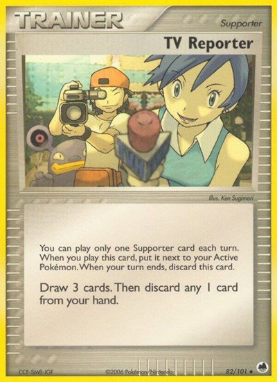 TV Reporter 82/101 — EX Dragon Frontiers