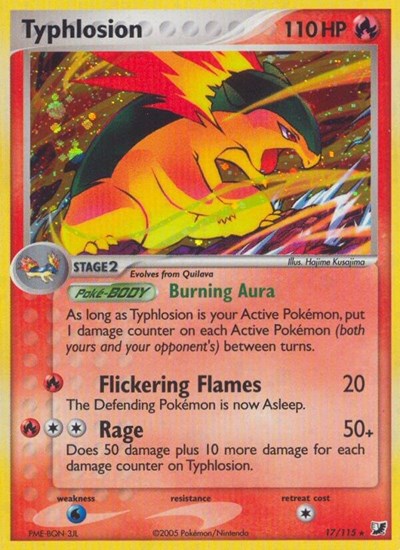 Typhlosion 17/115 — EX Unseen Forces