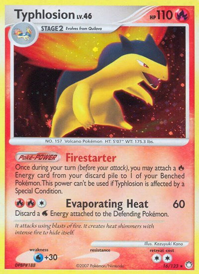 Typhlosion 16 — Mysterious Treasures