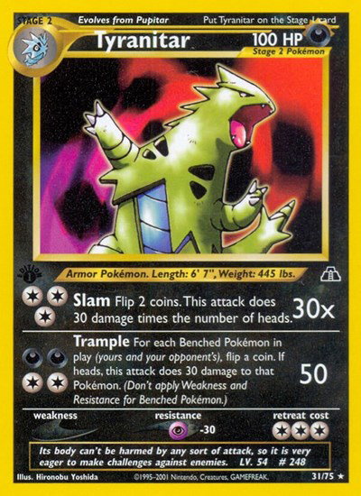 Tyranitar (31) 31 — Neo Discovery