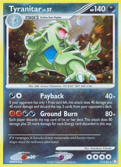 Tyranitar 17 — Mysterious Treasures