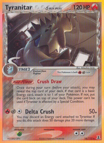 Tyranitar (Delta Species) 16 — EX Delta Species