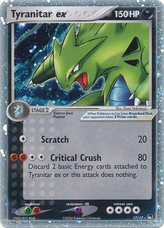 Tyranitar ex (Holo) 17 — POP Series 1