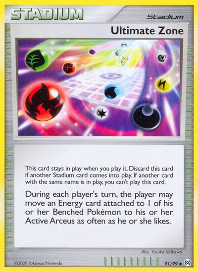 Ultimate Zone 91/99 — Platinum Arceus