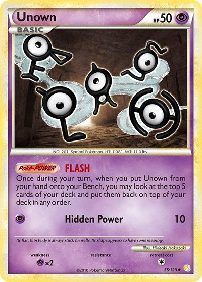 Unown (55) 55 — HeartGold SoulSilver