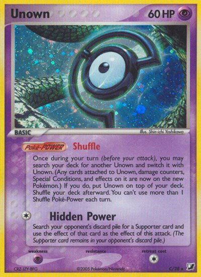 Unown (C) C/28 — EX Unseen Forces