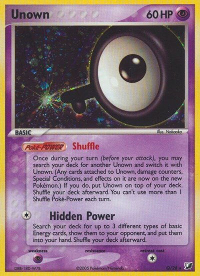 Unown (Q) Q/28 — EX Unseen Forces