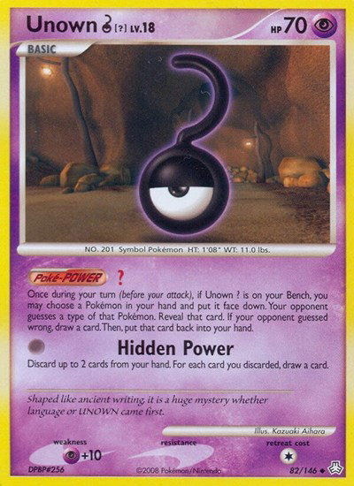 Unown (?) 82 — Legends Awakened