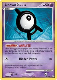 Unown [A] 65 — Diamond and Pearl