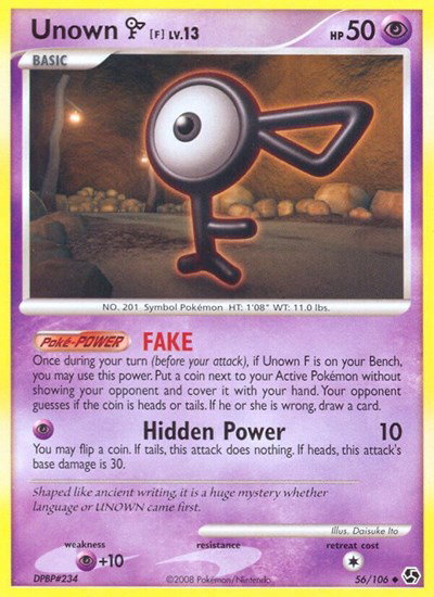 Unown [F] 56 — Great Encounters