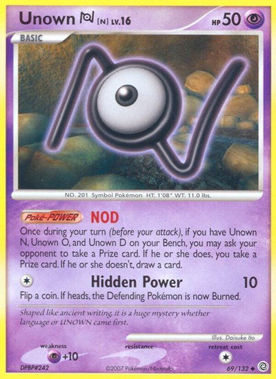 Unown [N] 69 — Secret Wonders