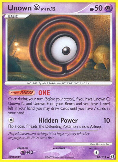 Unown [O] 70 — Secret Wonders