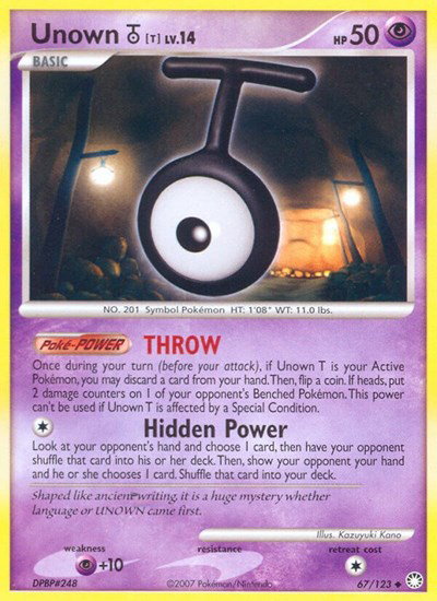 Unown [T] 67 — Mysterious Treasures