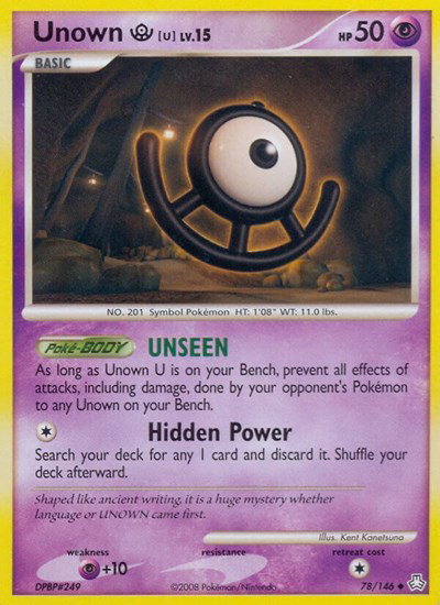 Unown (U) 78 — Legends Awakened