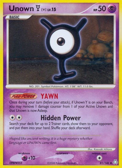 Unown (Y) 81 — Legends Awakened
