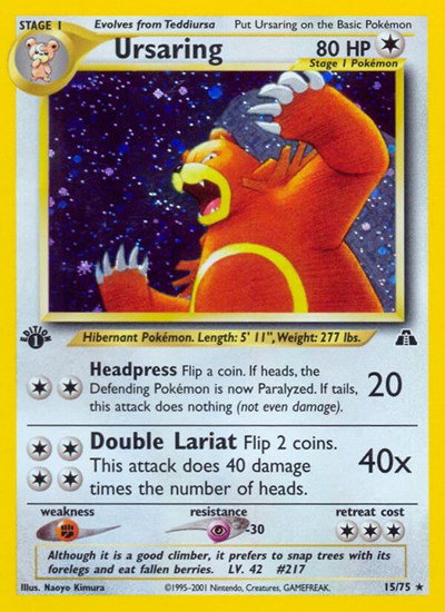 Ursaring (15) 15 — Neo Discovery