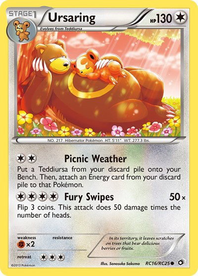Ursaring RC16 — Legendary Treasures: Radiant Collections