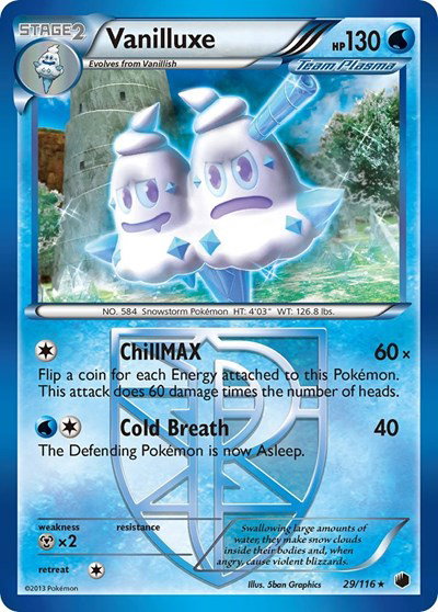 Vanilluxe (Team Plasma) 29 — Plasma Freeze