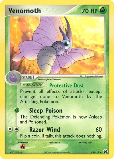 Venomoth 49 — EX FireRed & LeafGreen