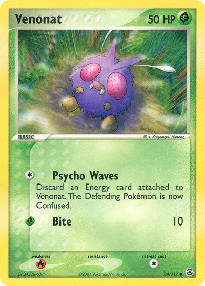 Venonat 84 — EX FireRed & LeafGreen
