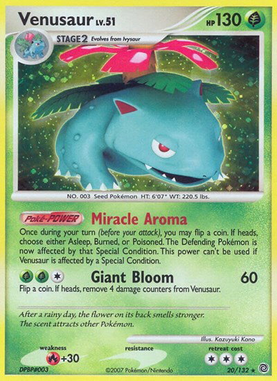 Venusaur 20 — Secret Wonders