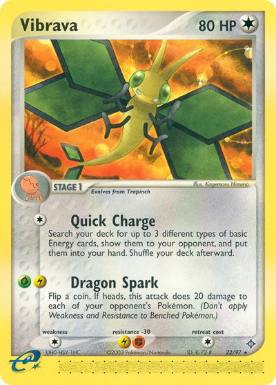 Vibrava (22) 22 — EX Dragon