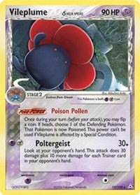 Vileplume (Delta Species) 17 — EX Holon Phantoms
