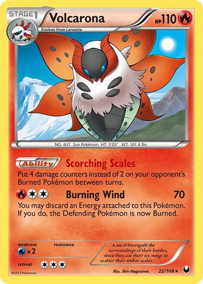 Volcarona 22 — Dark Explorers