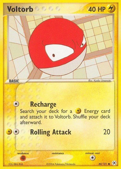 Voltorb 80 — EX Hidden Legends