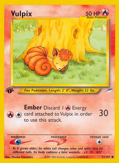 Vulpix 91 — Neo Destiny