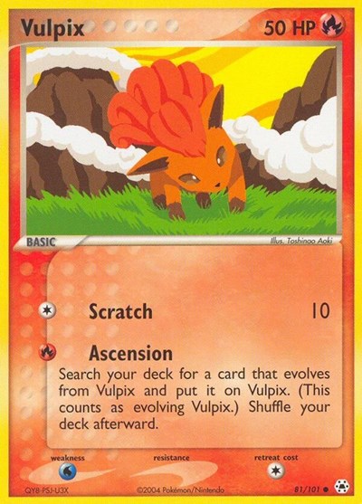 Vulpix 81 — EX Hidden Legends