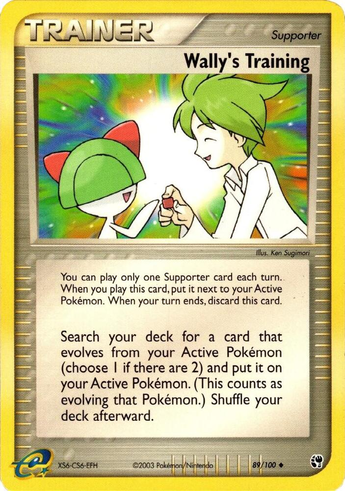 Wally's Training 89 — EX Sandstorm