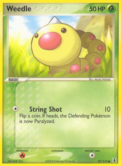 Weedle 87 — EX Delta Species