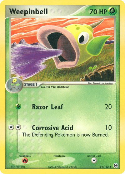 Weepinbell 51 — EX FireRed & LeafGreen