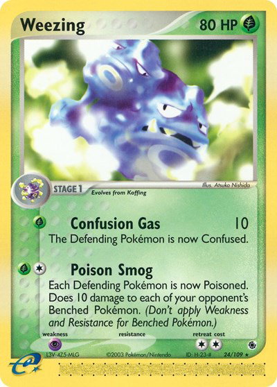 Weezing 24 — EX Ruby & Sapphire