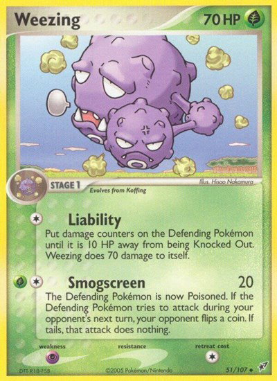 Weezing 51 — EX Deoxys
