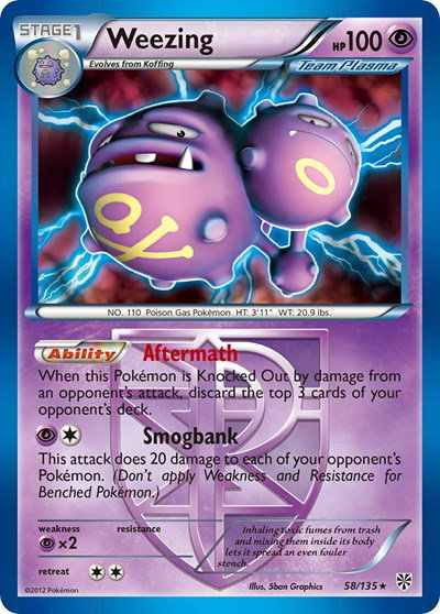 Weezing (Team Plasma) 58 — Plasma Storm