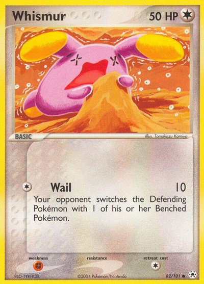Whismur 82 — EX Hidden Legends